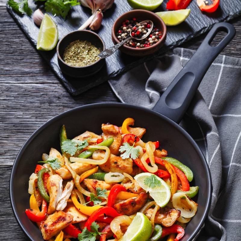 Kycklingfajitas  - en smakexplosion på nolltid!